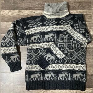 Eddie Bauer Vintage 100% Wool Sweater